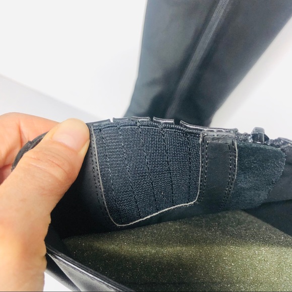 Donald J Pliner Bixbi Black Leather Tall Boots NEW - Picture 9 of 12